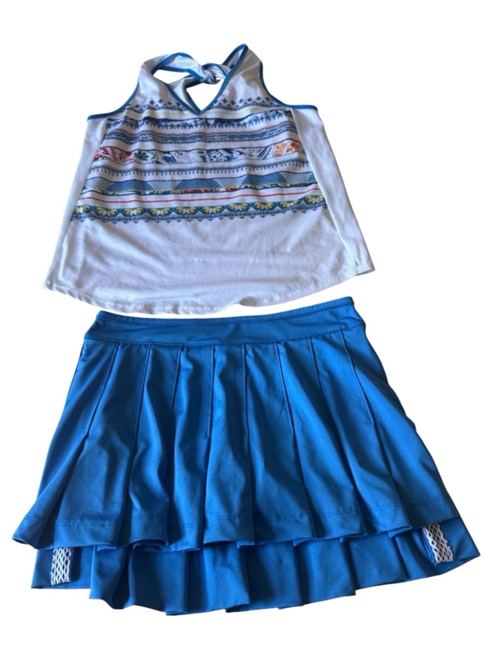Lucky in Love Bright Blue Athletic Set